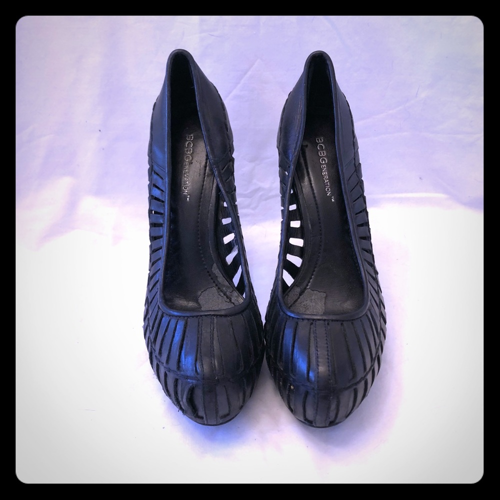 BCBGeneration platform heels. Size 8.5 fun shoe!